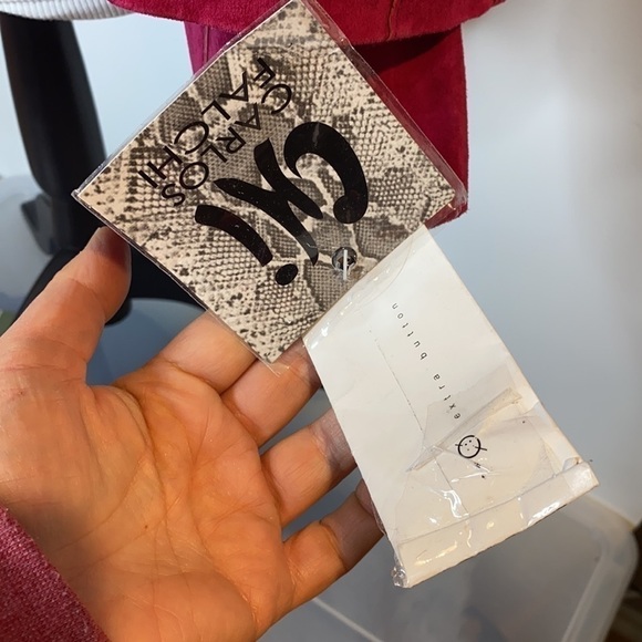 Carlos Falchi Sz M Raspberry Pink Suede Jacket Coat - Picture 14 of 14